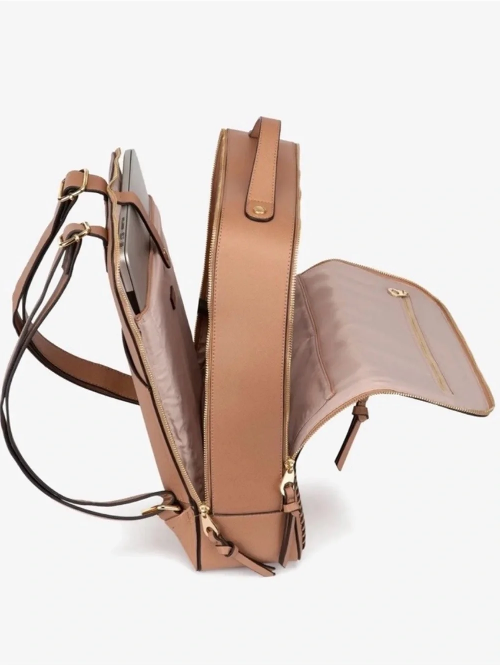 CALPAK Kaya 15” Laptop Backpack – Caramel